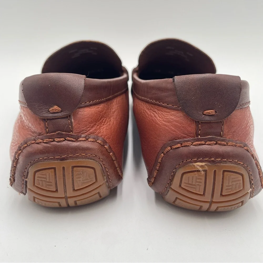 Mens Cole Haan Leather Driving Loafer Brown 8.5 Classic Casual Preppy Bit